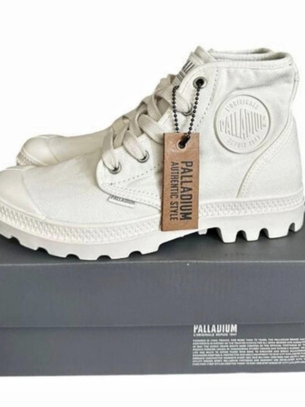 Palladium Pampa Hi White Hi-Top Sneakers US 10